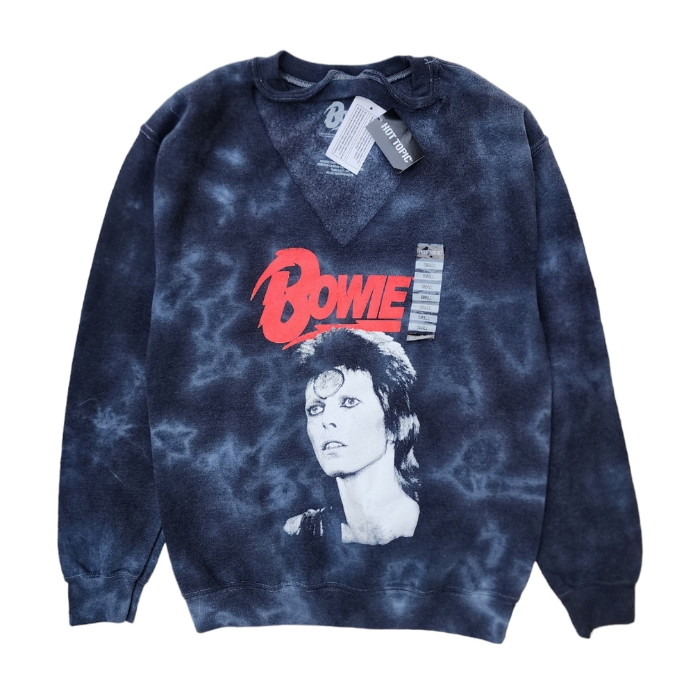 Hot Topic David Bowie Tie Dye Pullover